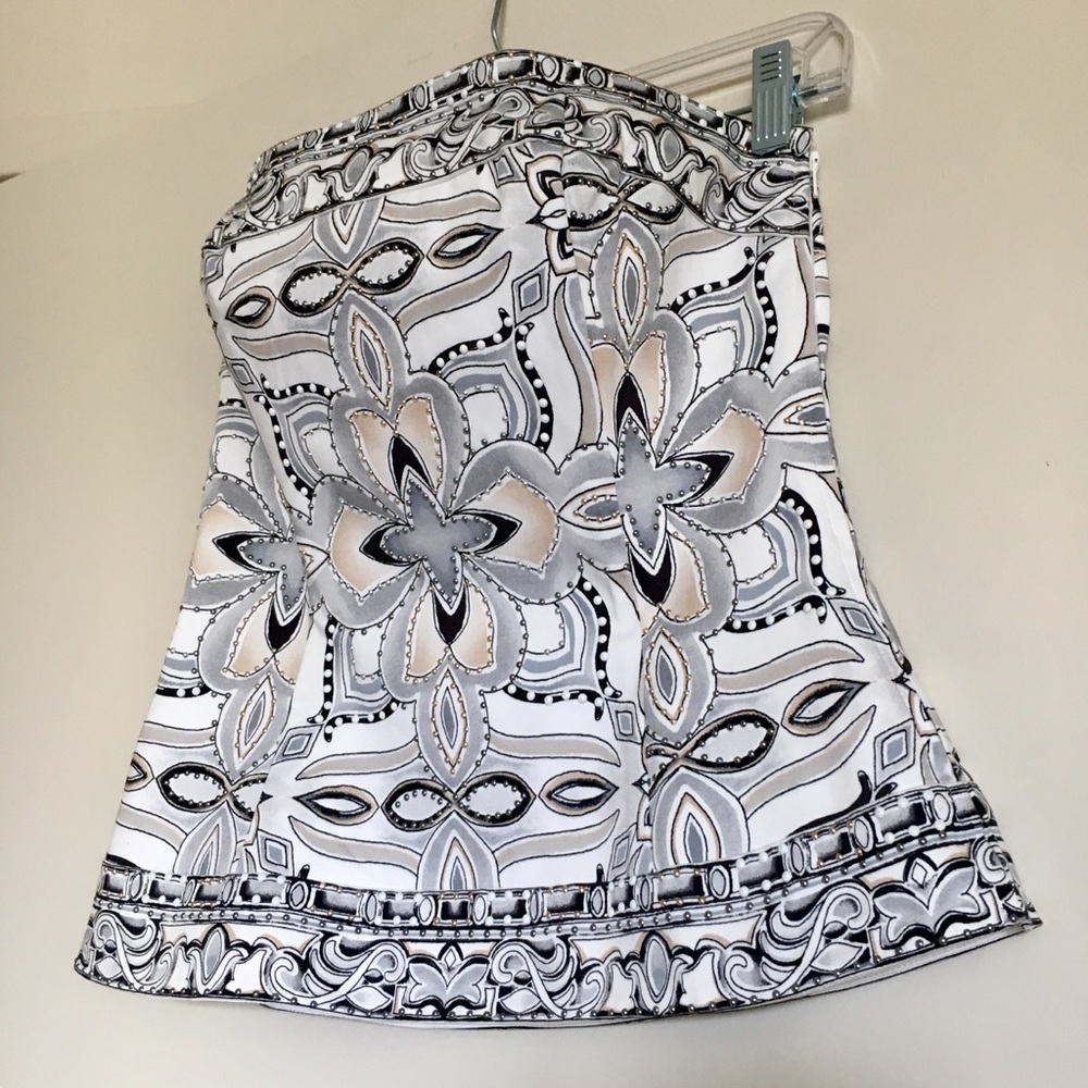 Neutral Embellished Bustier